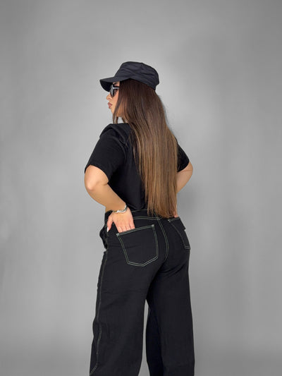 CURVY FIT - Jeans Contrast Denim