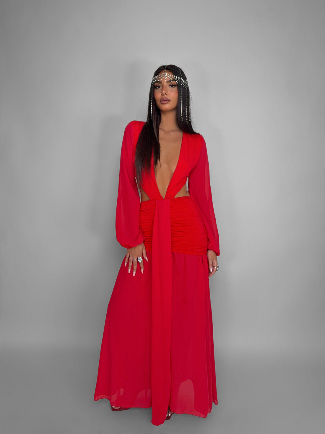 Abito Dafne - Red