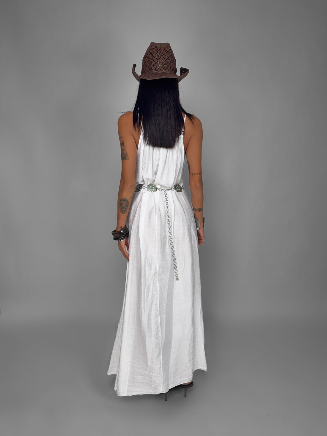 Abito Flowy Beaded