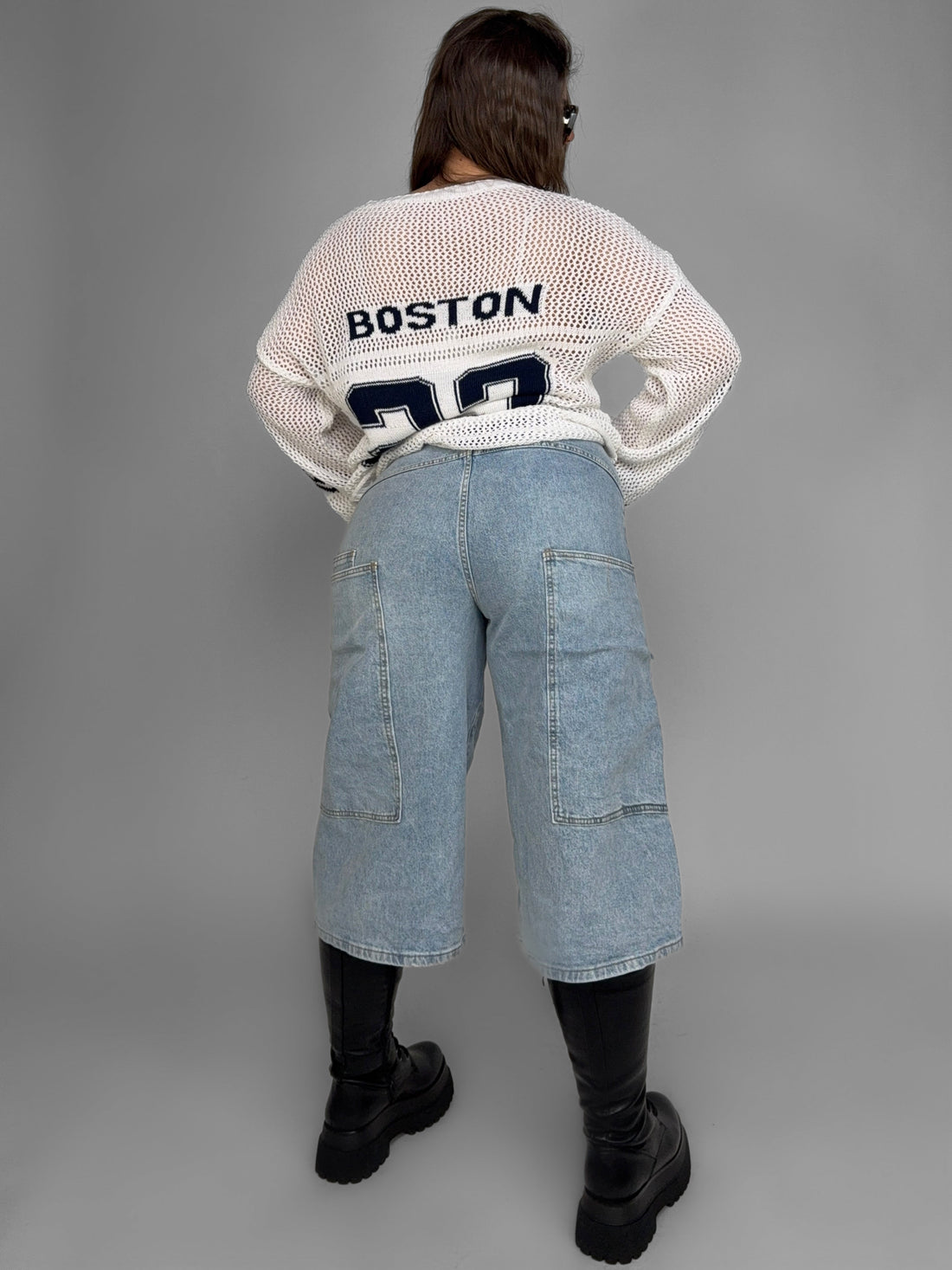 CURVY FIT - Bermuda Sunny Denim