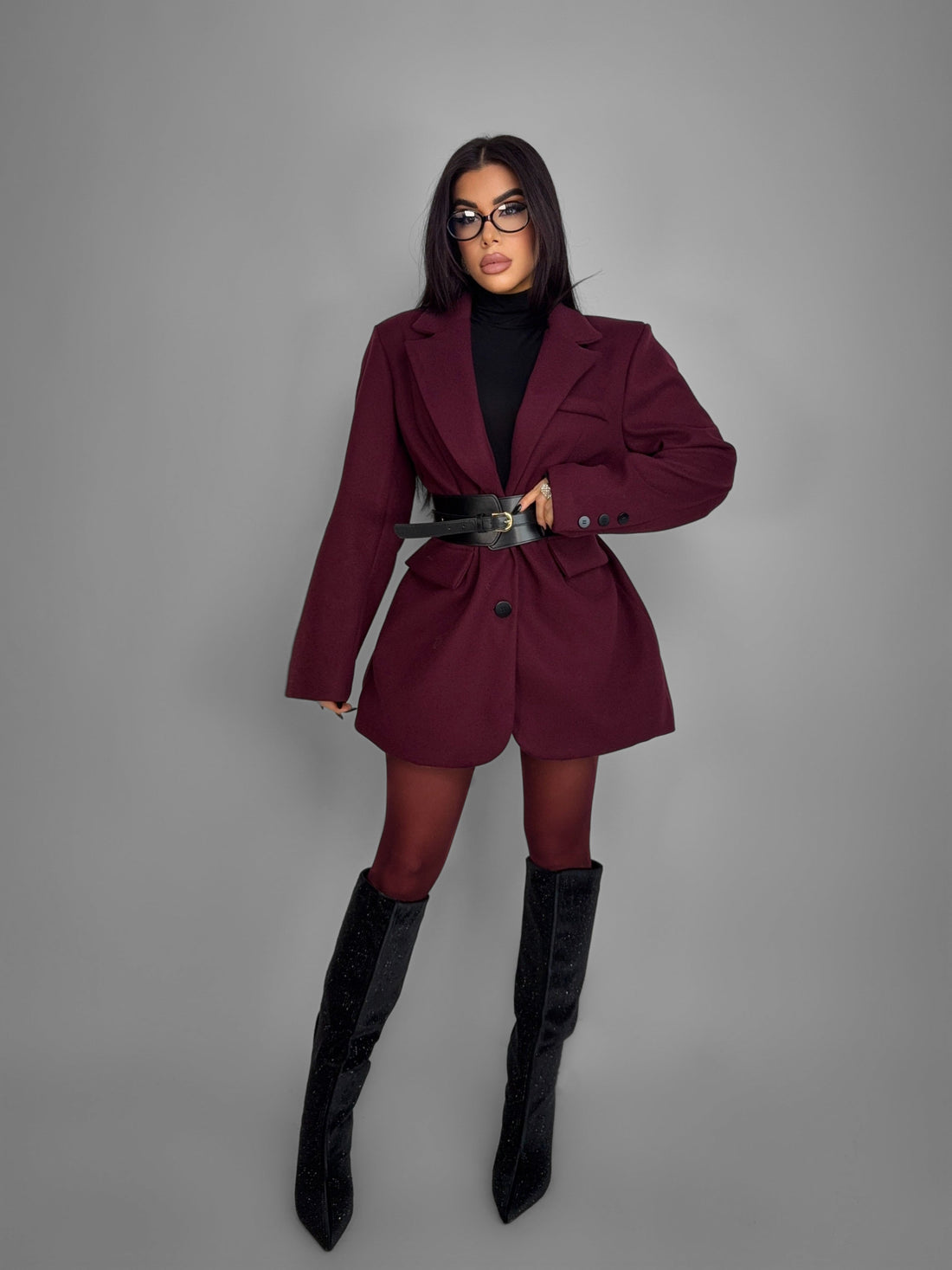 Cappotto Warm Over - Cherry Red