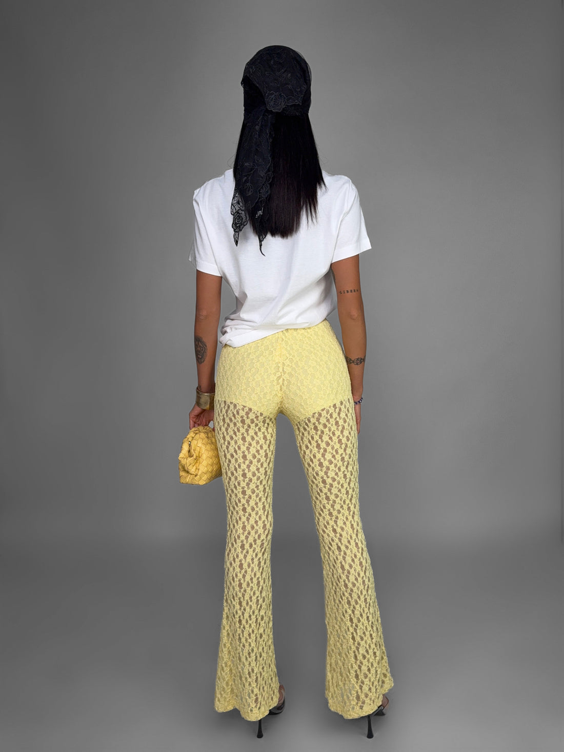 Pantalone Crochet-Yellow