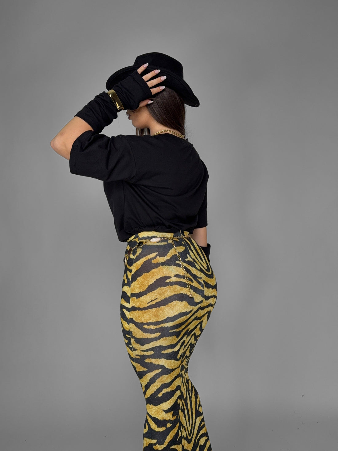 CURVY FIT - Gonna Playful-Yellow Zebra