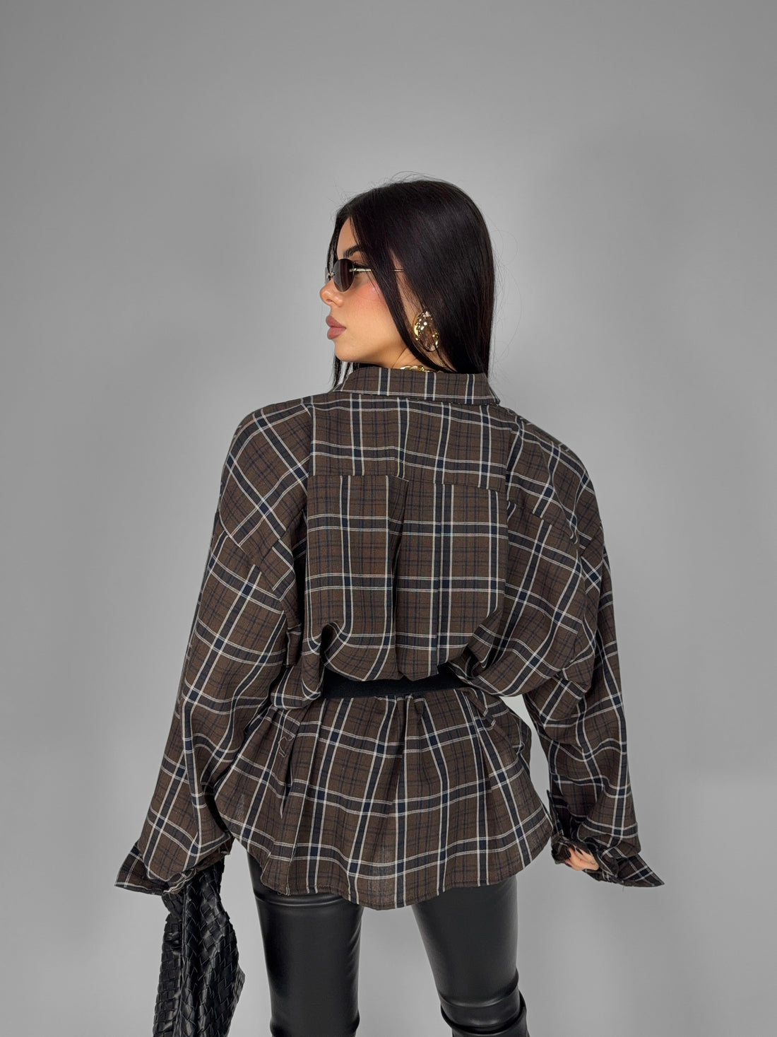 Camicia Rustic Tartan-Brown