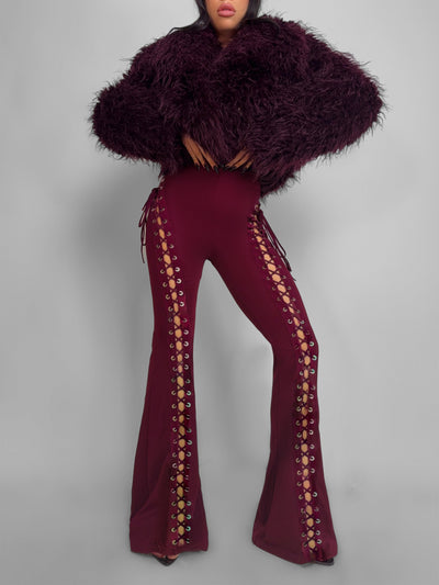 Pantalone String Touch-Cherry red