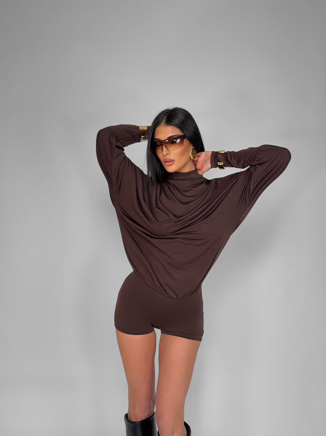 Tuta Soft Shape-Brown