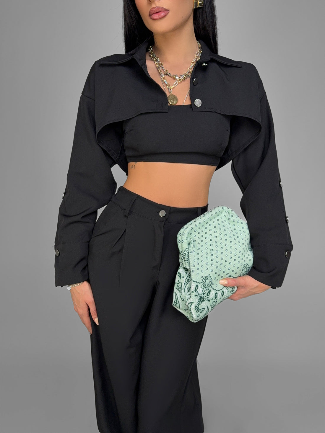 Set 3 Pezzi Street-Black