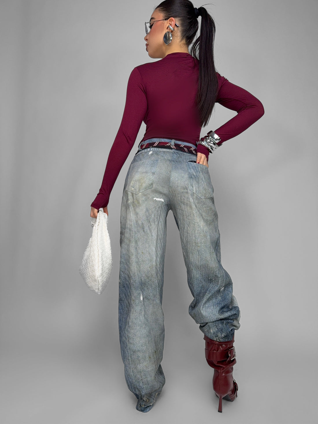 Jeans Denim Tie