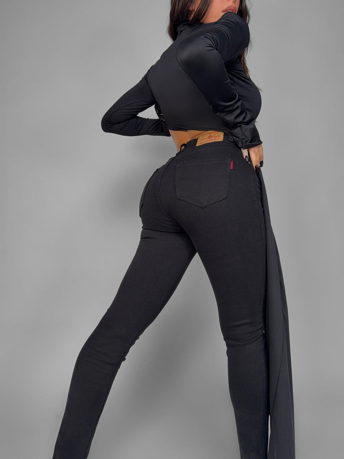 Jeans Miracle Push Up  -5KG - Black