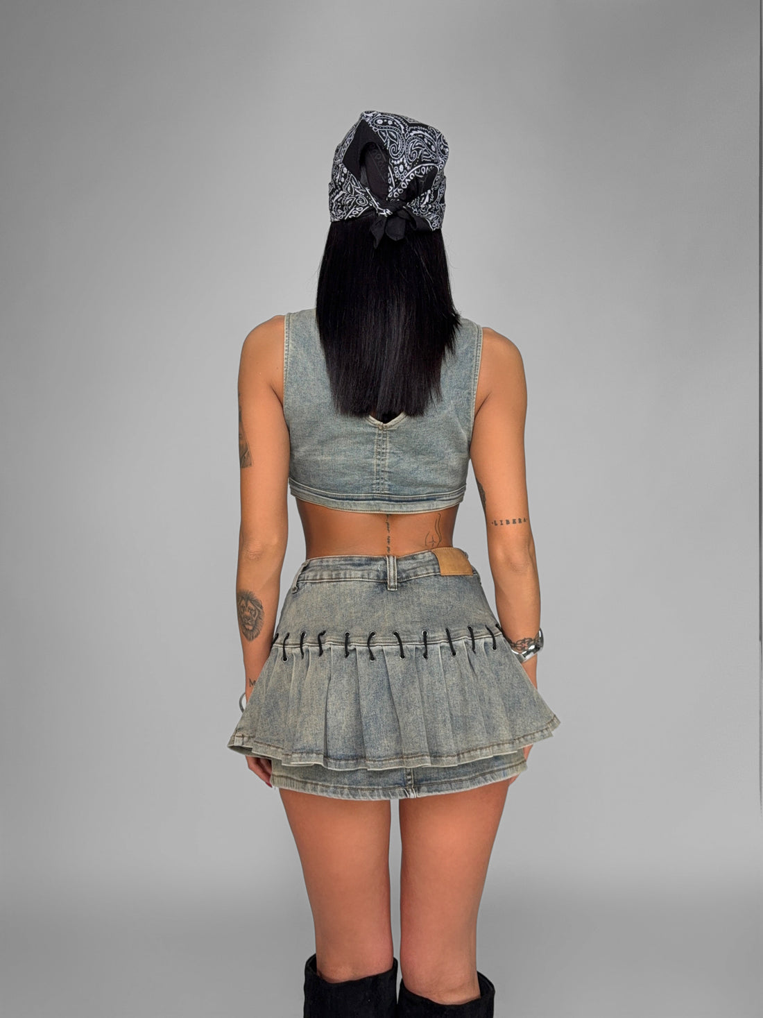 Pantagonna Denim Tie Side