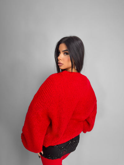 Maglione Hoddie Balloon-Red