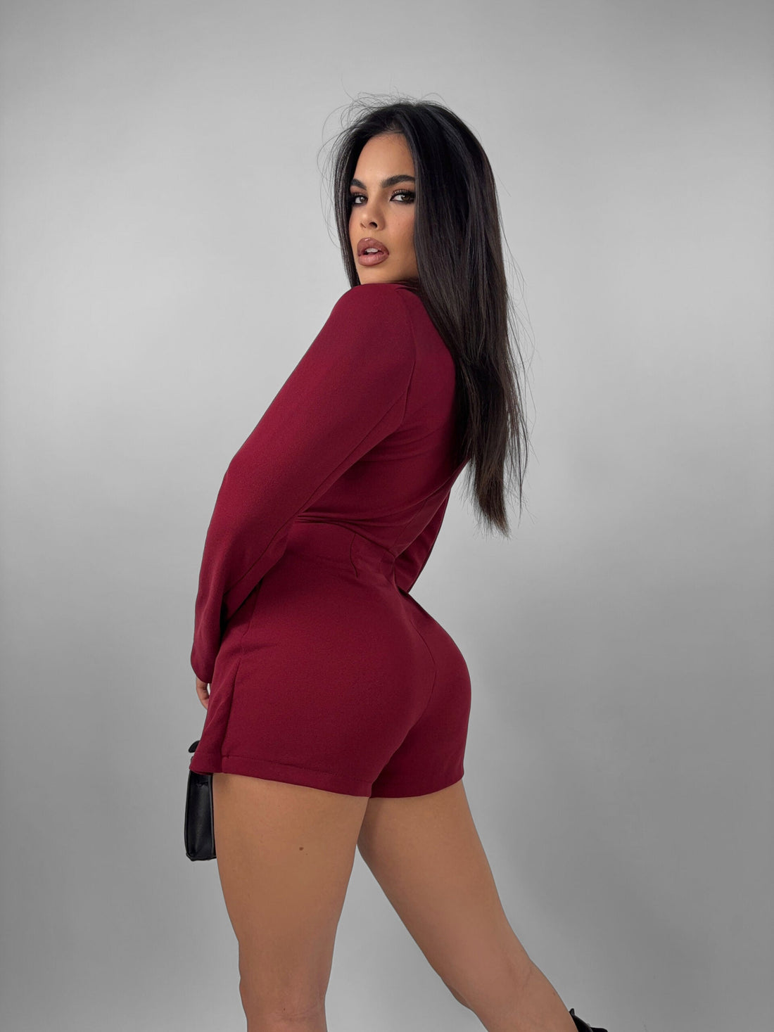 Tuta Santa Baby - Cherry Red