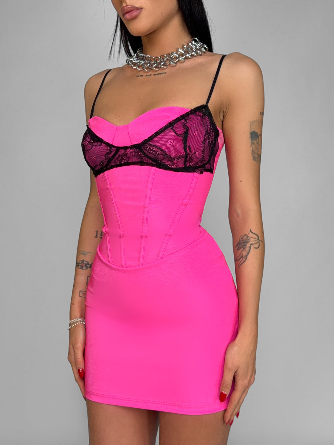 Abito Fever-Fucsia