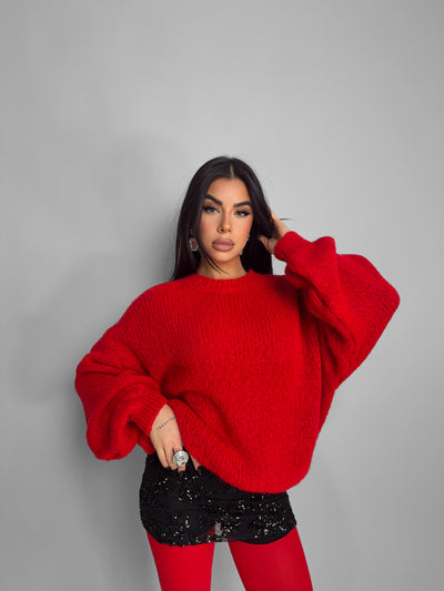 Maglione Hoddie Balloon-Red