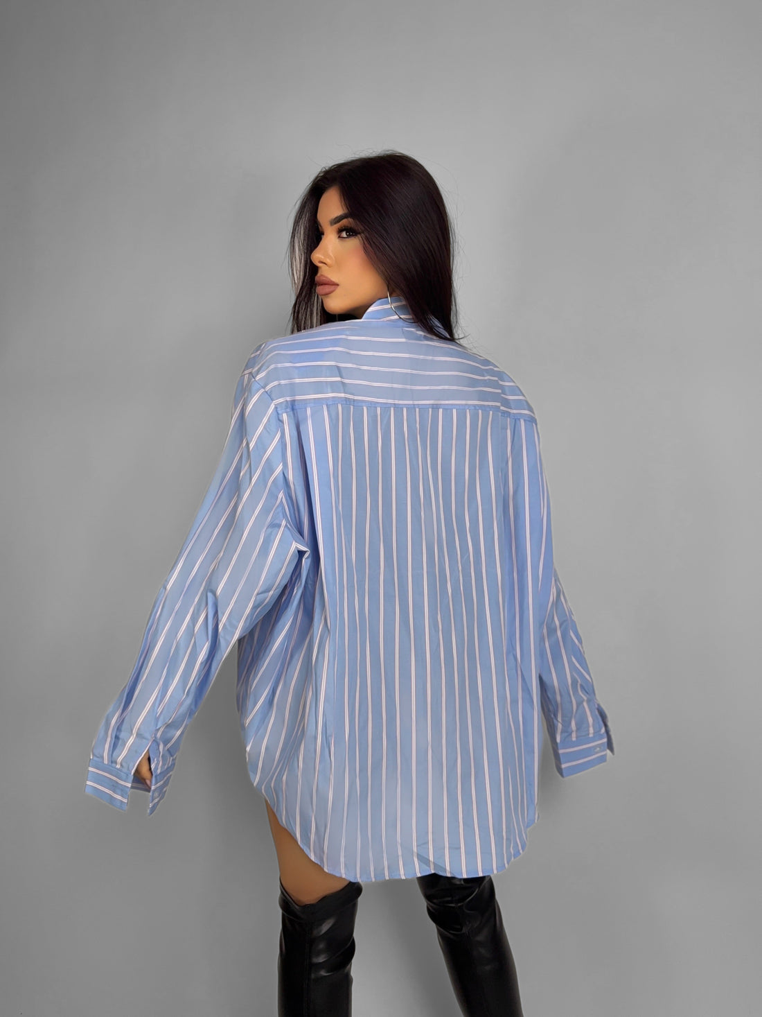 Maxi Camicia Sky Ruler